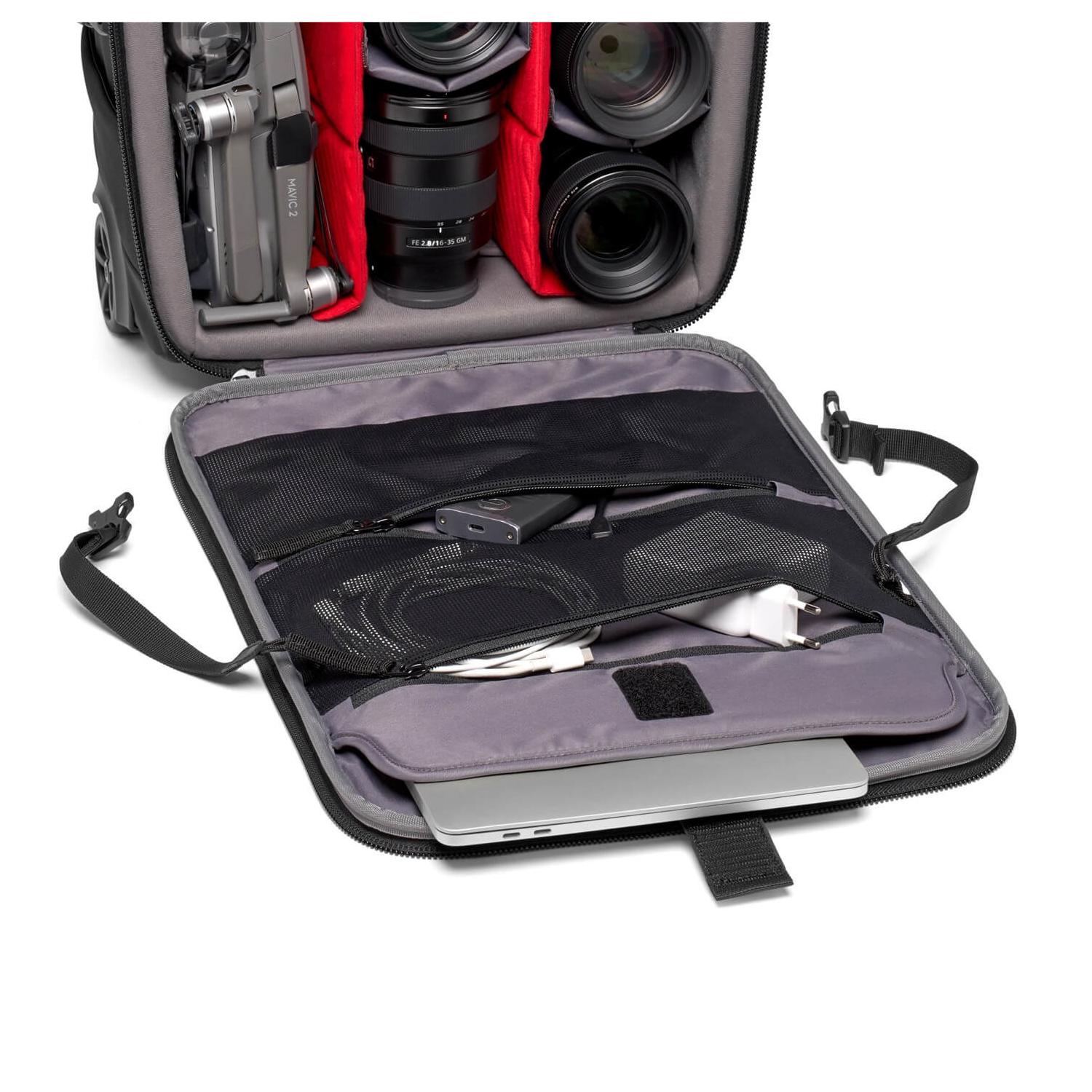 Manfrotto MB MA3-RB (Advanced III Rolling Bag) | Walizka na sprzęt foto-wideo, pojemność 25.5L, wym. zewn. 35.5 x 18.5 x 56 cm M