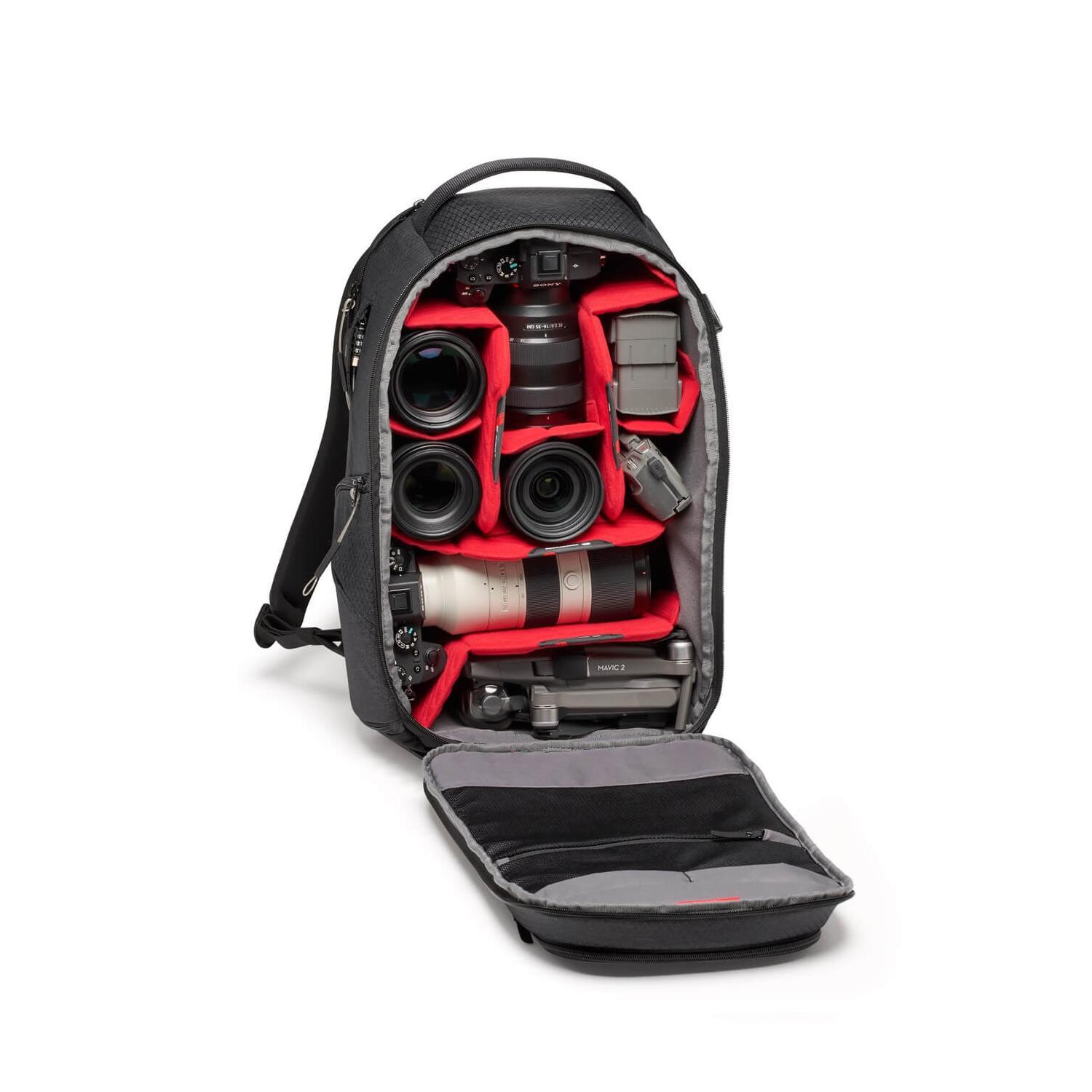 Manfrotto MB PL2-BP-FL-M (Pro Light II Frontloader M) | Plecak foto-wideo, pojemność 24.5L, wym. zewn. 33 x 27 x 52 cm Manfrotto