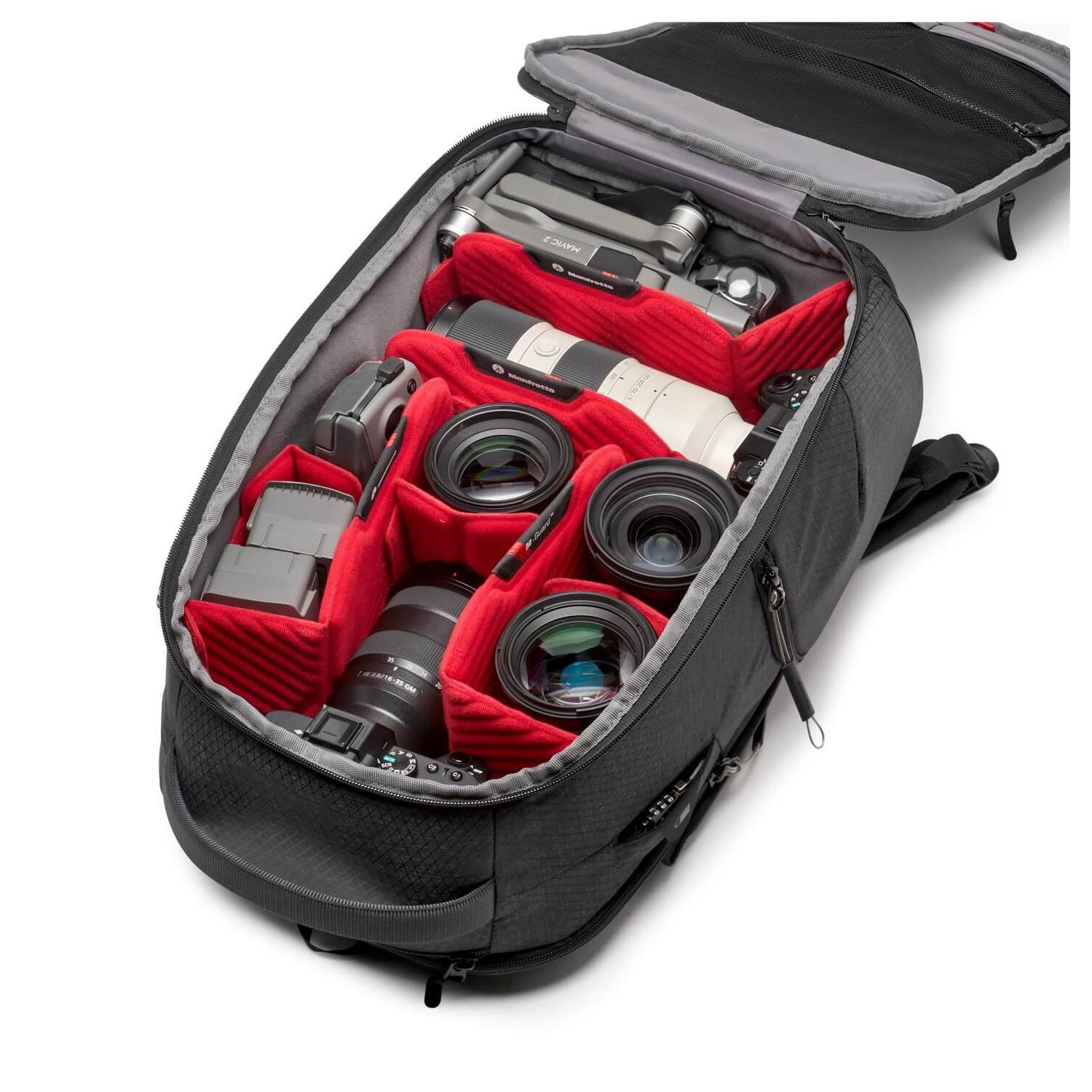 Manfrotto MB PL2-BP-FL-M (Pro Light II Frontloader M) | Plecak foto-wideo, pojemność 24.5L, wym. zewn. 33 x 27 x 52 cm Manfrotto