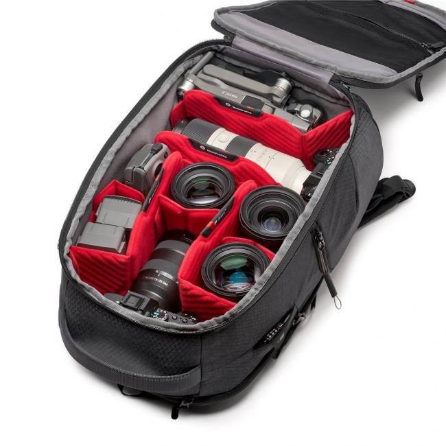Manfrotto MB PL2-BP-FL-M (Pro Light II Frontloader M) | Plecak foto-wideo, pojemność 24.5L, wym. zewn. 33 x 27 x 52 cm Manfrotto