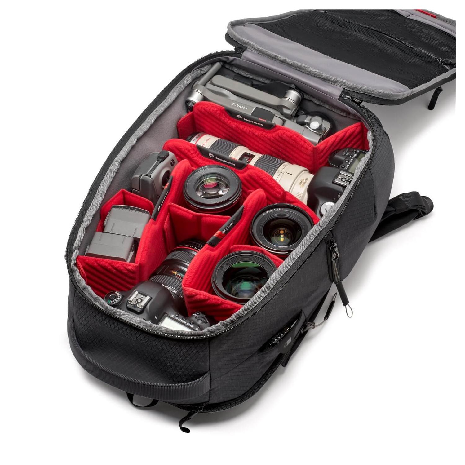 Manfrotto MB PL2-BP-FL-M (Pro Light II Frontloader M) | Plecak foto-wideo, pojemność 24.5L, wym. zewn. 33 x 27 x 52 cm Manfrotto
