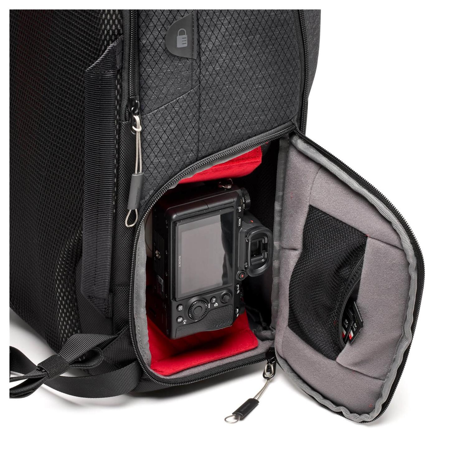 Manfrotto MB PL2-BP-FL-M (Pro Light II Frontloader M) | Plecak foto-wideo, pojemność 24.5L, wym. zewn. 33 x 27 x 52 cm Manfrotto