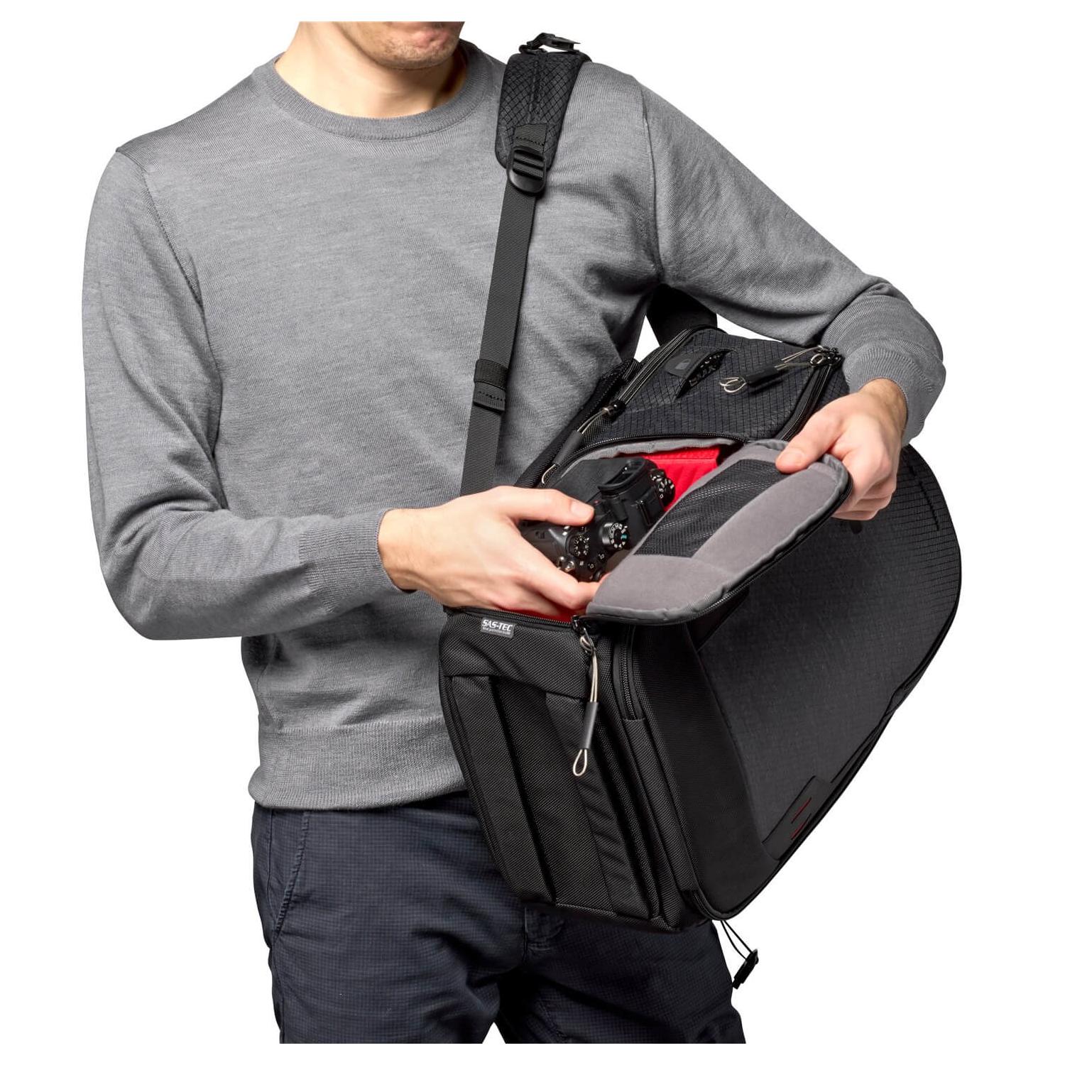 Manfrotto MB PL2-BP-FL-M (Pro Light II Frontloader M) | Plecak foto-wideo, pojemność 24.5L, wym. zewn. 33 x 27 x 52 cm Manfrotto