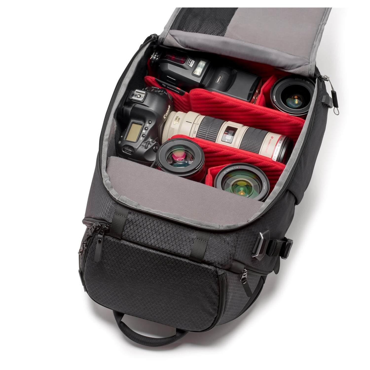 Manfrotto MB PL2-BP-ML-M (Pro Light II Multiloader M) | Plecak foto-wideo, pojemność 26L, wym. zewn. 35.5 x 26 x 54 cm Manfrotto