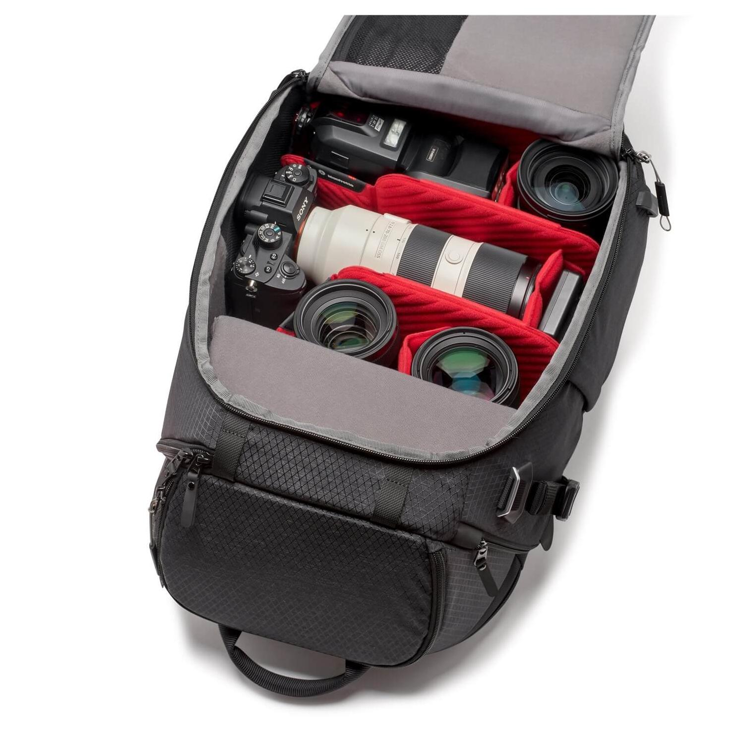 Manfrotto MB PL2-BP-ML-M (Pro Light II Multiloader M) | Plecak foto-wideo, pojemność 26L, wym. zewn. 35.5 x 26 x 54 cm Manfrotto