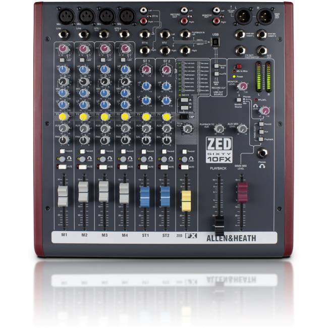 Allen & Heath ZED60-10FX | Analogowy mikser audio z sekcją efektów Allen & Heath - 1