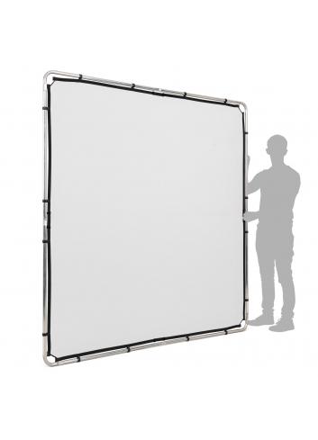 Manfrotto MLLC2201K (Pro Scrim All-In-One 2x2m) | Rama butterfly, tkanina czarna i dyfuzyjna -1.25EV, blenda Silver/White Manfro