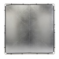 Manfrotto MLLC2201K (Pro Scrim All-In-One 2x2m) | Rama butterfly, tkanina czarna i dyfuzyjna -1.25EV, blenda Silver/White Manfro