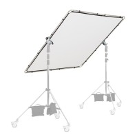 Manfrotto MLLC2201K (Pro Scrim All-In-One 2x2m) | Rama butterfly, tkanina czarna i dyfuzyjna -1.25EV, blenda Silver/White Manfro