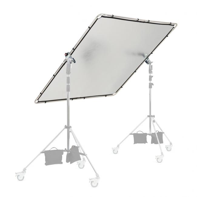 Manfrotto MLLC2201K (Pro Scrim All-In-One 2x2m) | Rama butterfly, tkanina czarna i dyfuzyjna -1.25EV, blenda Silver/White Manfro