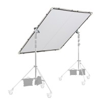 Manfrotto MLLC2201K (Pro Scrim All-In-One 2x2m) | Rama butterfly, tkanina czarna i dyfuzyjna -1.25EV, blenda Silver/White Manfro