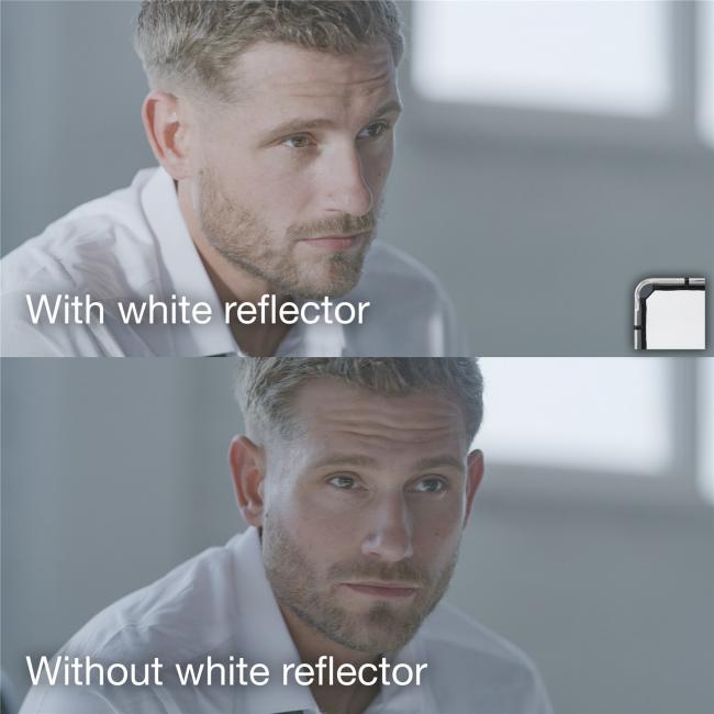 Manfrotto MLLC2201K (Pro Scrim All-In-One 2x2m) | Rama butterfly, tkanina czarna i dyfuzyjna -1.25EV, blenda Silver/White Manfro