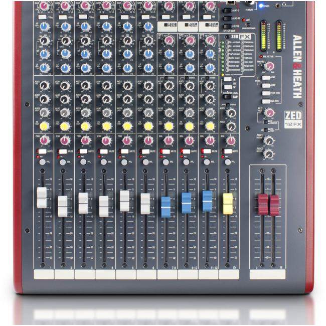 Allen & Heath ZED-12FX | Analogowy mikser audio z efektami FX Allen & Heath - 3