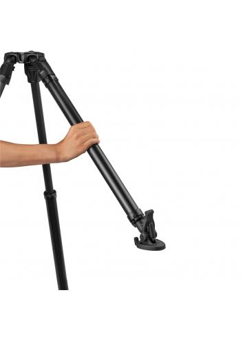 Manfrotto MVK612SNGFC | Karbonowy statyw wideo 635 Carbon Single Fast z głowicą MVH612AH, udźwig do 18 kg, wysokość do 171 cm Ma