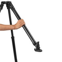 Manfrotto MVK612SNGFC | Karbonowy statyw wideo 635 Carbon Single Fast z głowicą MVH612AH, udźwig do 18 kg, wysokość do 171 cm Ma