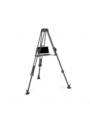 Manfrotto MVK612TWINFA | Aluminiowy statyw wideo 645 Alu Fast Twin z głowicą MVH612AH, udźwig do 18 kg, wysokość do 173 cm Manfr