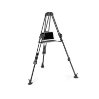 Manfrotto MVK612TWINFA | Aluminiowy statyw wideo 645 Alu Fast Twin z głowicą MVH612AH, udźwig do 18 kg, wysokość do 173 cm Manfr