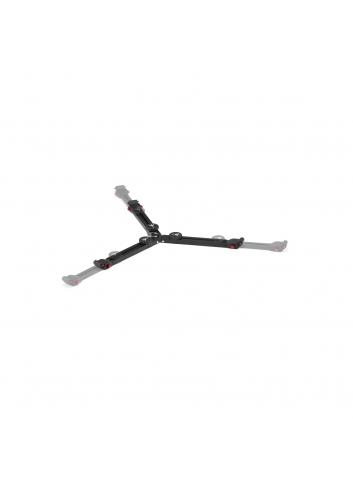 Manfrotto MVK612TWINFA | Aluminiowy statyw wideo 645 Alu Fast Twin z głowicą MVH612AH, udźwig do 18 kg, wysokość do 173 cm Manfr