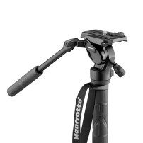 Manfrotto MVMELMIIA4LIVE | Aluminiowy monopod wideo Element MII z głowicą Manfrotto 400AH, udźwig do 4kg, wysokość do 137 cm Man