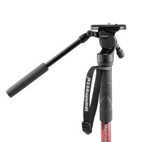 Manfrotto MVMELMIIA4LIVE | Aluminiowy monopod wideo Element MII z głowicą Manfrotto 400AH, udźwig do 4kg, wysokość do 137 cm Man