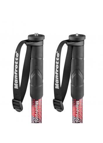 Manfrotto MVMELMIIA4LIVE | Aluminiowy monopod wideo Element MII z głowicą Manfrotto 400AH, udźwig do 4kg, wysokość do 137 cm Man