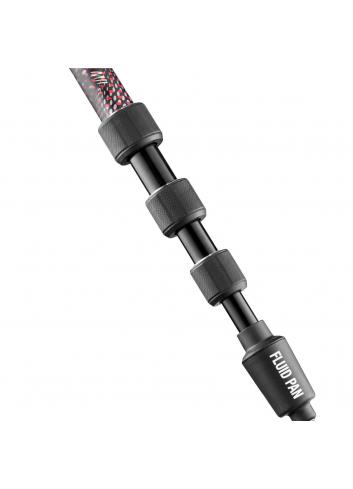 Manfrotto MVMELMIIA4LIVE | Aluminiowy monopod wideo Element MII z głowicą Manfrotto 400AH, udźwig do 4kg, wysokość do 137 cm Man