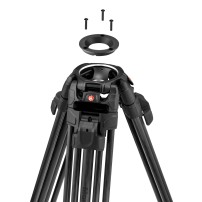 Manfrotto MVTTWINFC | Karbonowy statyw wideo 645 Carbon Fast Twin Leg, udźwig do 25 kg, wysokość do 157 cm Manfrotto - 2