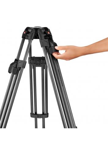Manfrotto MVTTWINFC | Karbonowy statyw wideo 645 Carbon Fast Twin Leg, udźwig do 25 kg, wysokość do 157 cm Manfrotto - 13