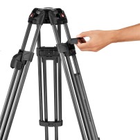 Manfrotto MVTTWINFC | Karbonowy statyw wideo 645 Carbon Fast Twin Leg, udźwig do 25 kg, wysokość do 157 cm Manfrotto - 14