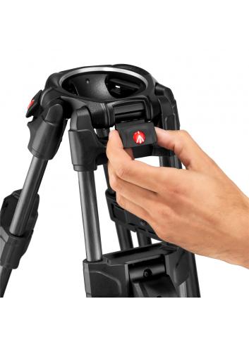 Manfrotto MVTTWINFC | Karbonowy statyw wideo 645 Carbon Fast Twin Leg, udźwig do 25 kg, wysokość do 157 cm Manfrotto - 15