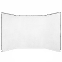 Lastolite LL LB7627 | Panoramiczne tło tkaninowe bez ramy, Panoramic White, białe, 4 x 2.3 m Lastolite - 1