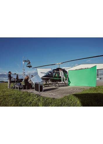 Lastolite LL LB7622 | Panoramiczne tło tkaninowe z ramą, Panoramic Chromakey Green, zielone, 4 x 2.3 m Lastolite - 14