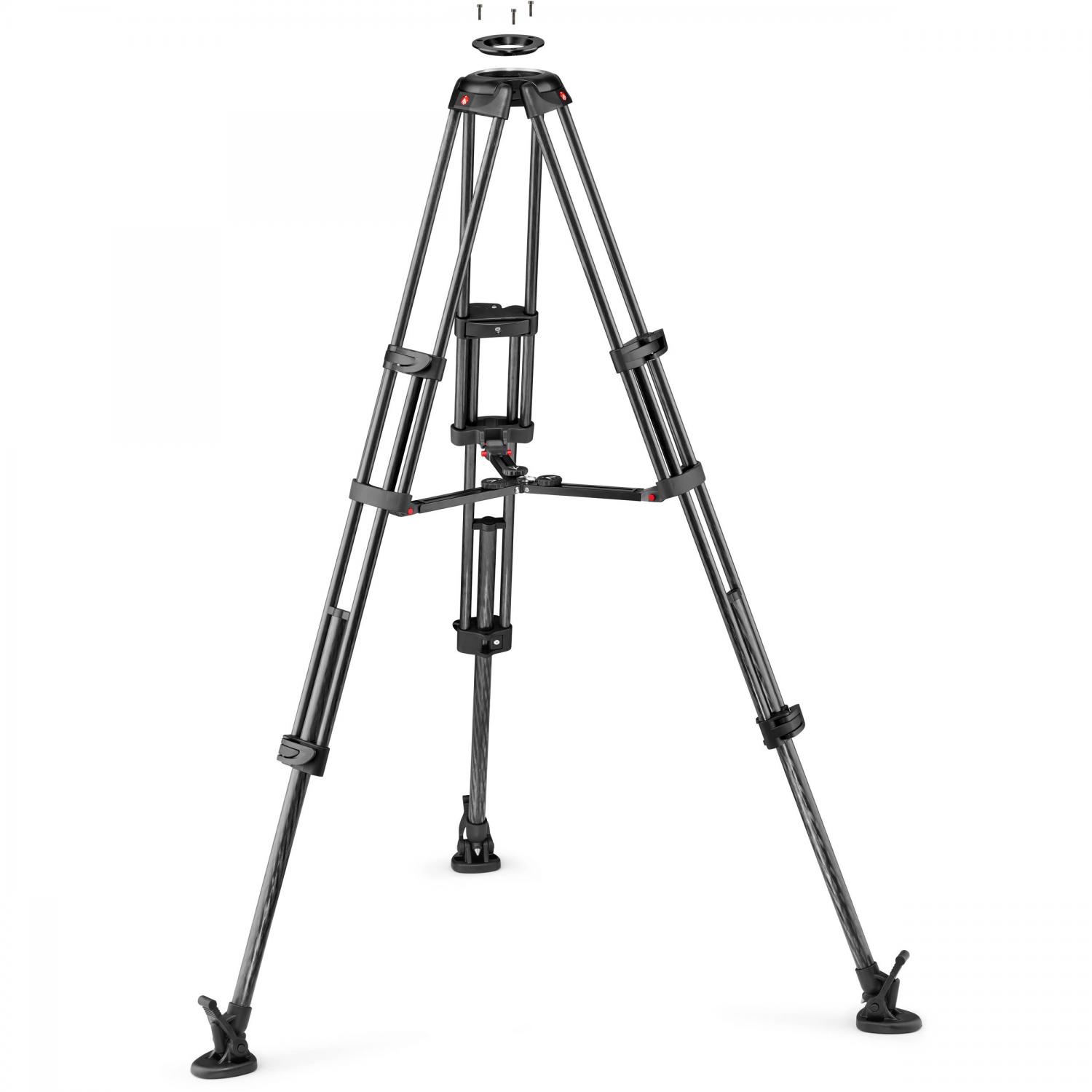 Manfrotto MVTTWINMC | Karbonowy statyw wideo Twin Carbon, udźwig do 20 kg, wysokość do 153 cm Manfrotto - 1