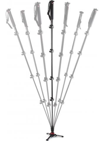 Manfrotto MVMXPROC5 | Karbonowy monopod wideo XPRO Carbon, udźwig do 20 kg, wysokość do 188 cm Manfrotto - 1