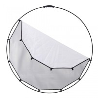 Lastolite LL LR3331 | Blenda dwustronna, tkanina odblaskowa Silver / White, HaloCompact Plus, 0.98 m Lastolite - 1