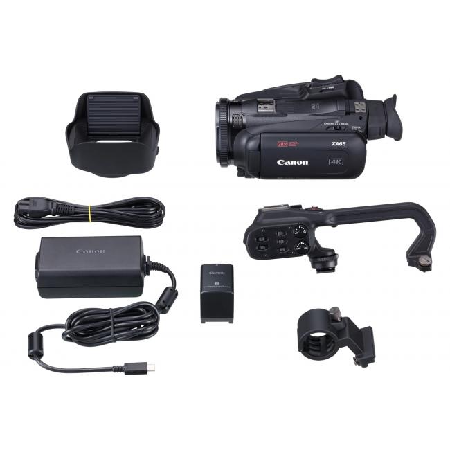 Canon XA65 | Kamera reporterska, 4K 30 FPS, 20x zoom optyczny, matryca CMOS 1/2.3", procesor DIGIC DV6, UVC, USB-C, SDI Canon - 