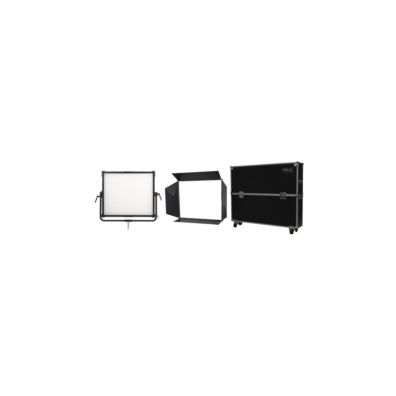 Nanlux Dyno 1200C Set | Panel LED RGBWW, 1400 W, CRI 95, TLCI 95, 2.4G, Bluetooth, DMX, RDM, LumenRadio, high end Nanlux - 1