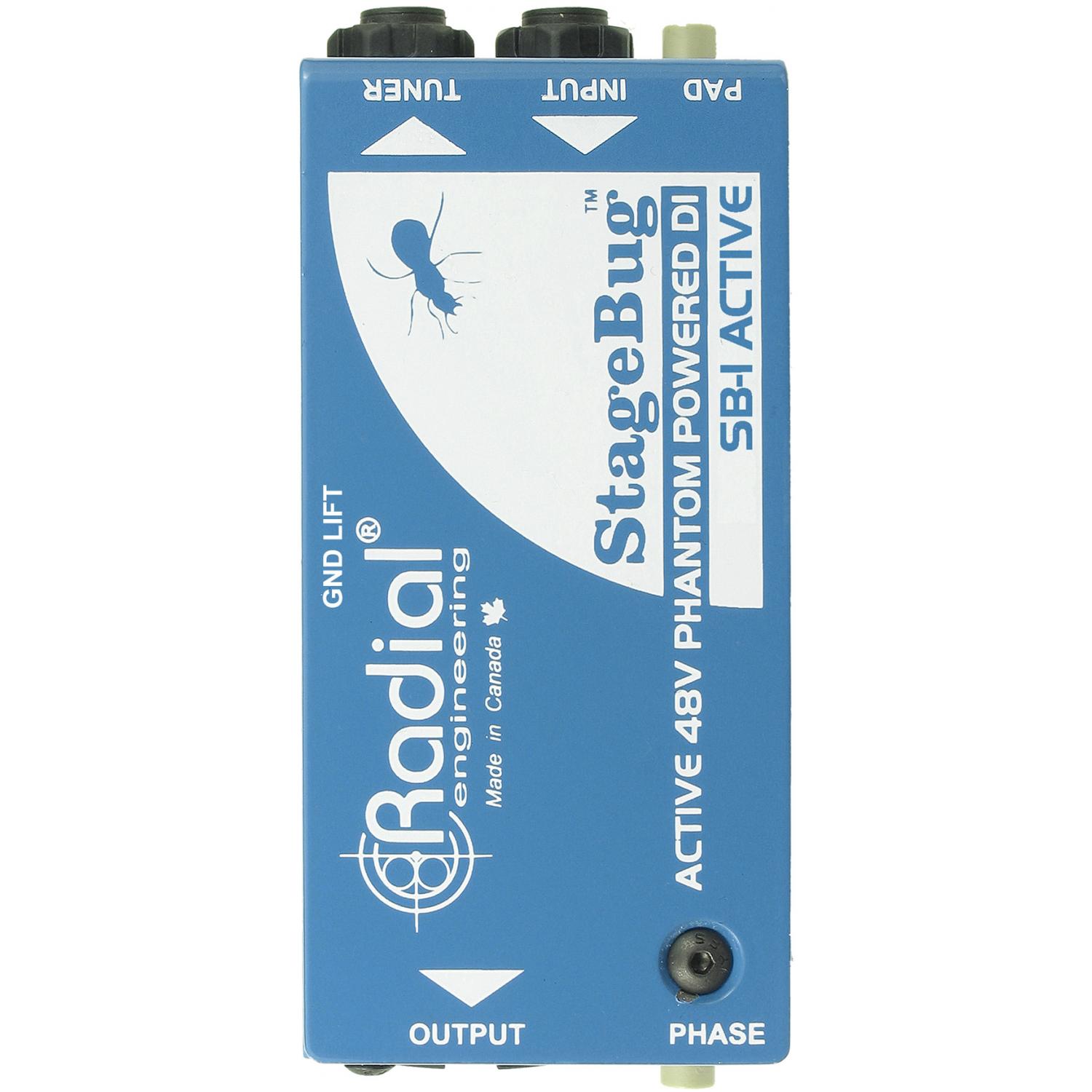 Radial StageBug SB-1 | Aktywny DI-Box, Direct Box do gitar akustycznych Radial Engineering - 1
