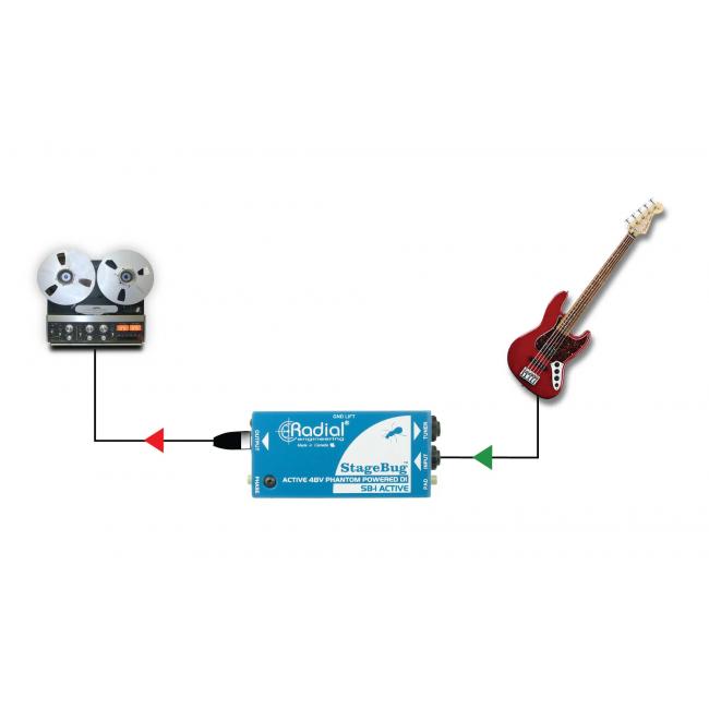 Radial StageBug SB-1 | Aktywny DI-Box, Direct Box do gitar akustycznych Radial Engineering - 7