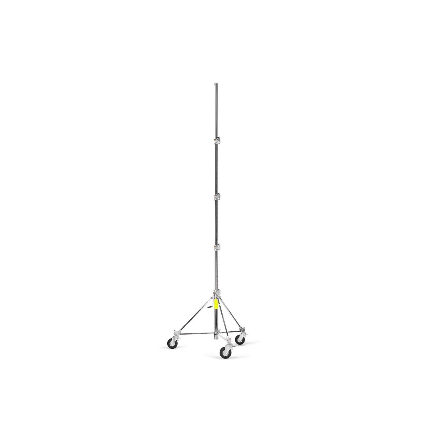 Avenger B150P-1 (Strato Safe Crank Up) | Stalowy statyw oświetleniowy z kółkami i hamulcami, wysokość do 621 cm, udźwig do 70 kg