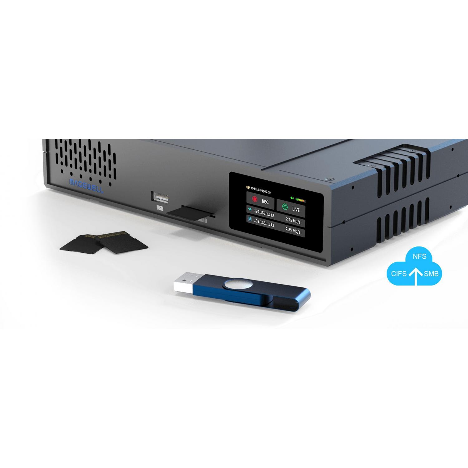 Magewell Ultra Encode AIO (53130) | Enkoder wideo 4K, Ethernet, WiFi, HDMI/SDI In Out, RTSP, RTMP, NDI|HX 3 Magewell - 4