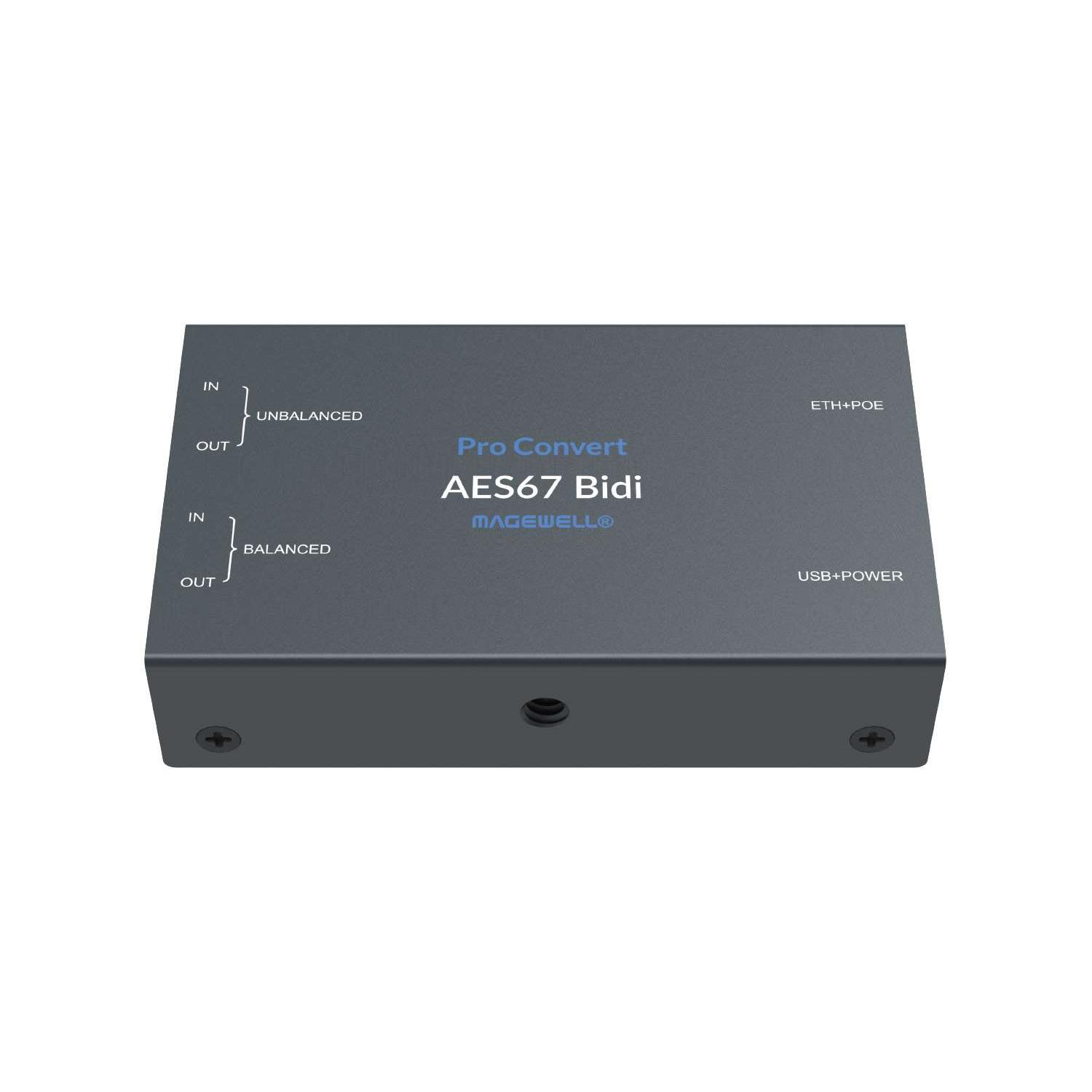 Magewell Pro Convert AES67 BIDI (64240) | Wieloformatowy enkoder, dekoder i karta przechwytująca dla audio IP Magewell - 1