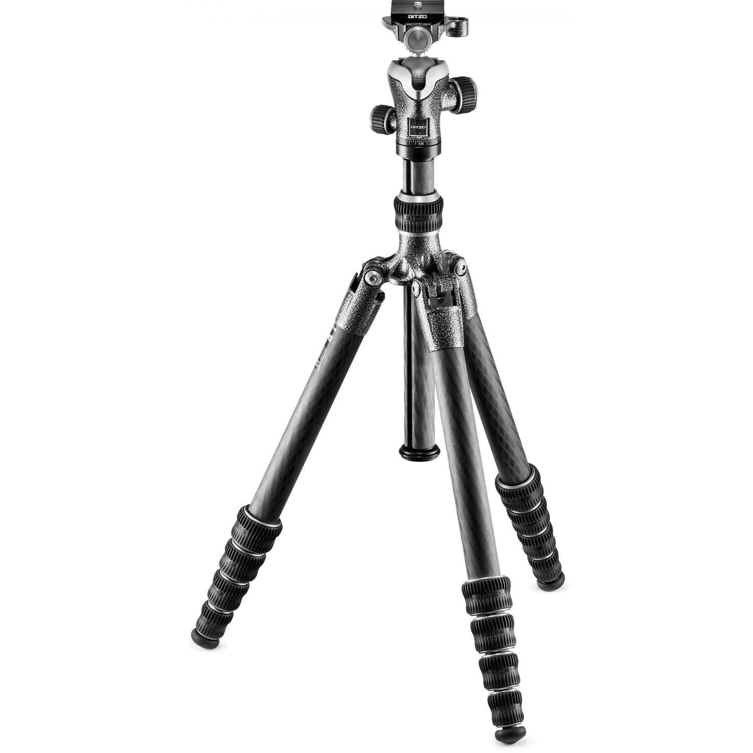 Gitzo Traveler GT1555T+GH1382TQD | Zestaw Statyw z głowicą kulową, seria 1, Carbon, udźwig 10kg Gitzo - 1