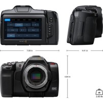 Blackmagic Design Pocket Cinema Camera 6K G2 | Kamera z wymienną optyką, Super 35, mocowanie EF Blackmagic Design - 5