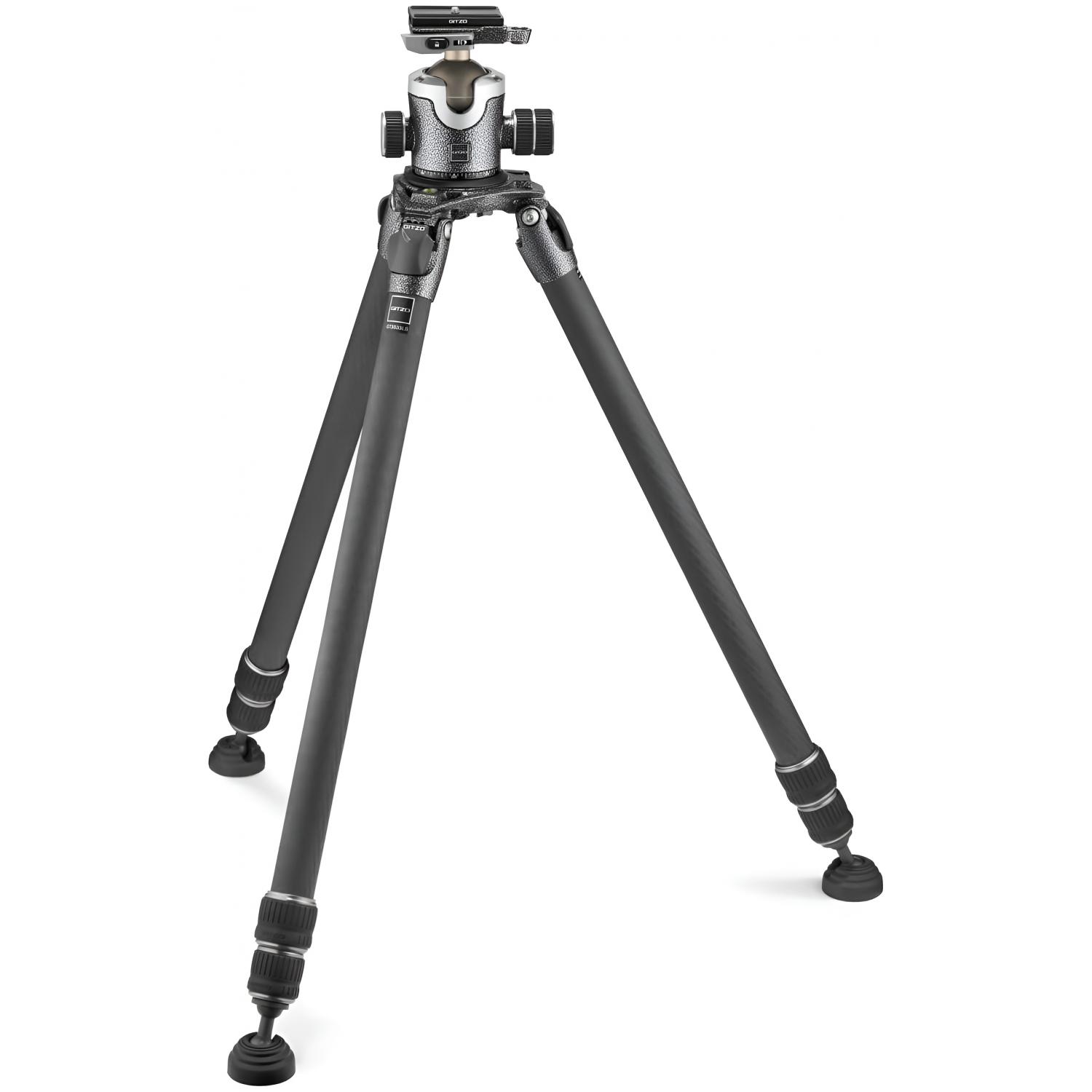 Gitzo Systematic GT3533LS+GH4383LR | Zestaw Statyw z głowicą kulową, seria 3 Long, Carbon, udźwig 28kg Gitzo - 1