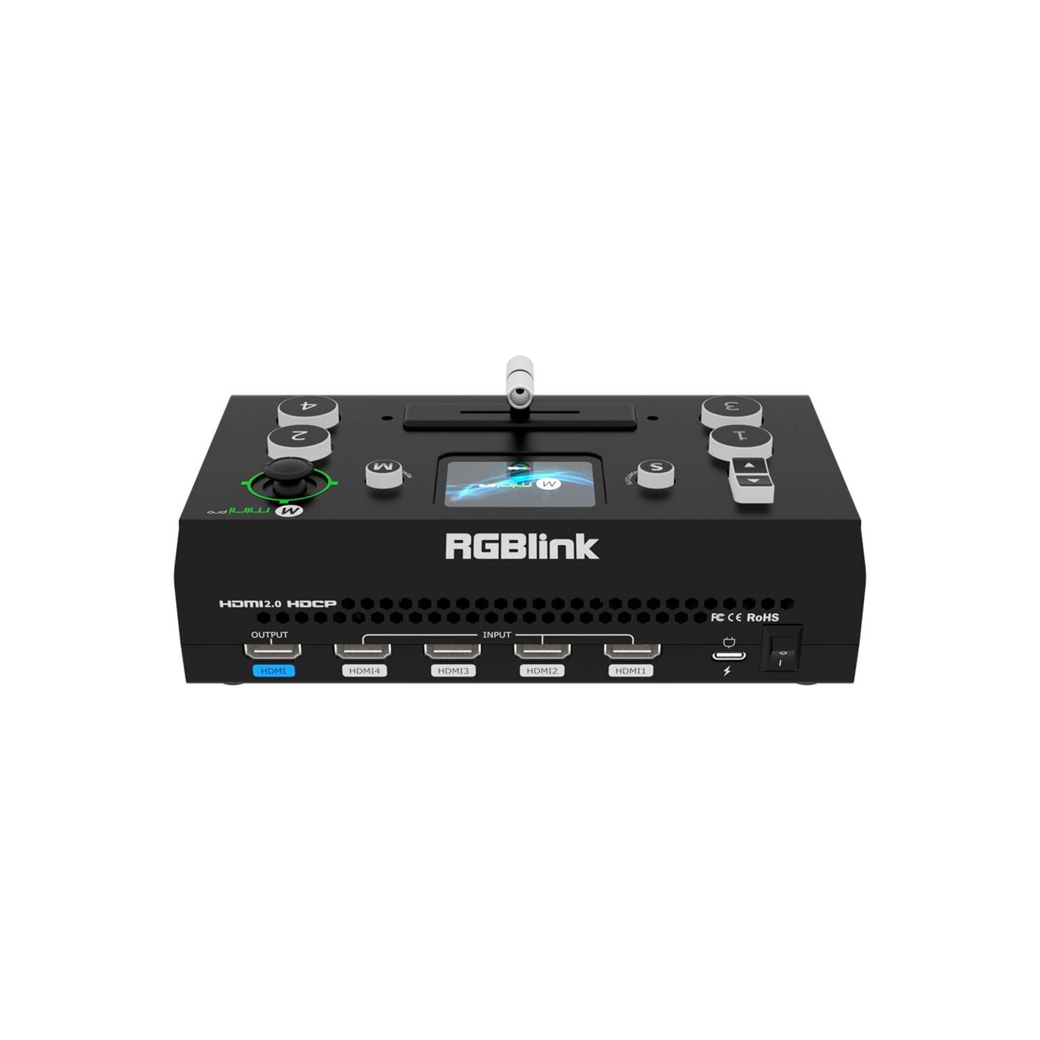 RGBlink Mini Pro V2 | Mikser audio-wideo Full HD, 4-kanałowy, HDMI, 4:4:4, streaming USB, kontrola PTZ RGBlink - 2