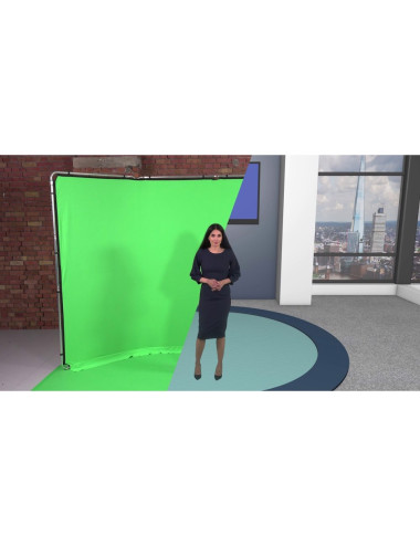 Lastolite LL LB7965 | Tło winylowe, podłogowe, Chromakey Green, zielone, 1.35 x 4 m Lastolite - 15