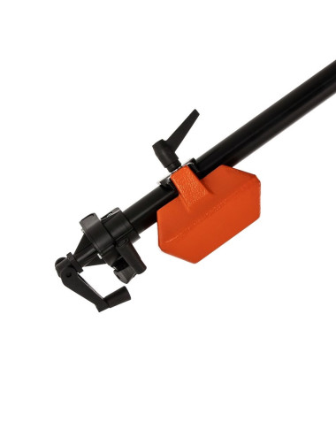 Manfrotto 025BS | Aluminiowy statyw oświetleniowy z ramieniem, kołami i przeciwwagą, wysokość do 0.85 m, udźwig do 3 kg Manfrott