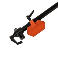 Manfrotto 025BS | Aluminiowy statyw oświetleniowy z ramieniem, kołami i przeciwwagą, wysokość do 0.85 m, udźwig do 3 kg Manfrott