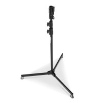 Manfrotto 298B | Aluminiowy statyw oświetleniowy na kółkach, max. wys. 3 m, udźwig do 5 kg Manfrotto - 1